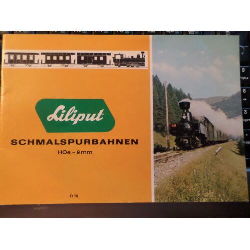 Catalogue Liliput Schmalspurbahnen Hoe-9mm 70