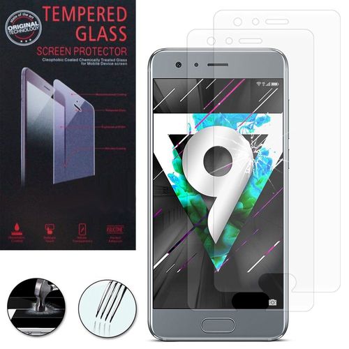 Lot / Pack De 2 Films Verre Trempé Pour Huawei Honor 9 Stf-L09 5.15" Protection D'écran