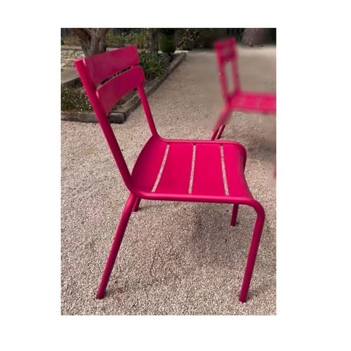 Chaise Enfant Rose Metal