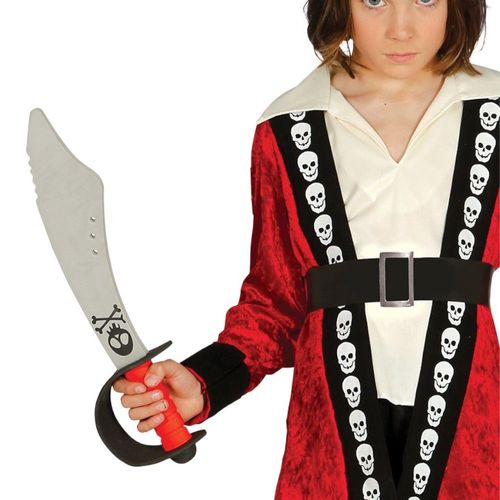 Sabre Pirate Tête De Mort Mousse Eva 43cm Gris