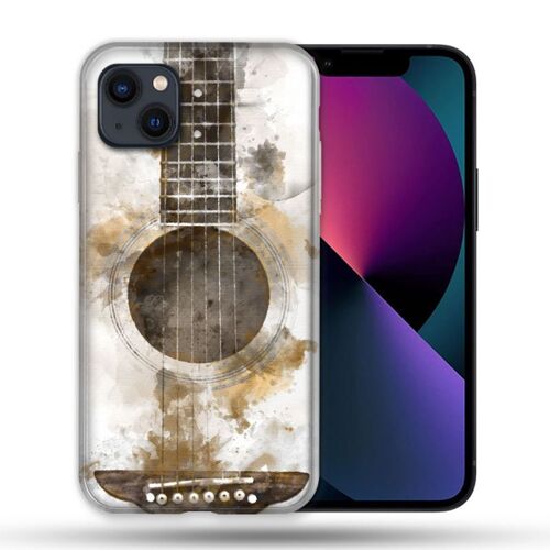 Coque Compatible Magsafe Pour Apple Iphone 13 (6,1) Musique Guitare Tag