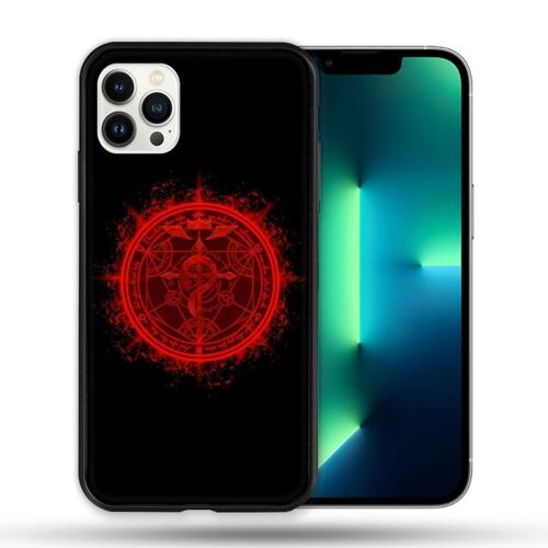 Coque Compatible Magsafe Pour Apple Iphone 13 Pro Manga Fullmetal Alchemist Logo
