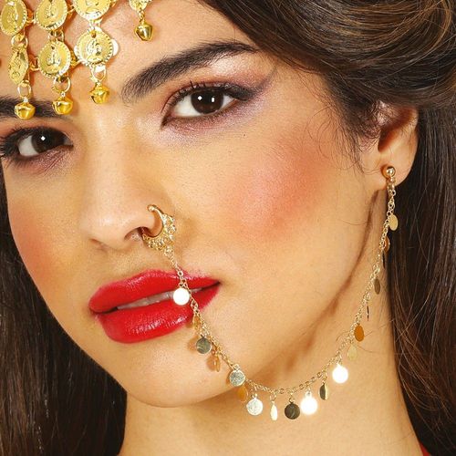 Piercing Bohème Chaîne Nez Oreille Oriental Femme