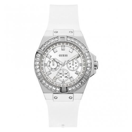 Guess Gw0118l3 Venus Montre Femme 39 Mm Blanc/Argent