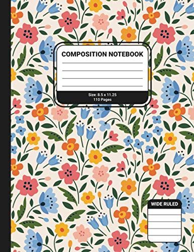 Composition Notebook: Amazing Wide Ruled Composition Notebook 110 Pages College Ruled (8.5 X 11 In) |Wide Blank Lined Workbook For Teens Kids Students For Home School & College |