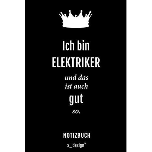 Notizbuch Fuer Elektriker: Originelle Geschenk-Idee [120 Seiten Gepunktet Punkte-Raster Blanko Papier]