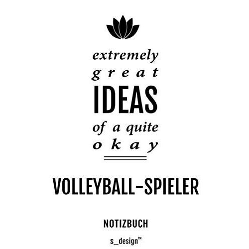 Notizbuch Fuer Volleyball-Spieler: Originelle Geschenk-Idee [120 Seiten Gepunktet Punkte-Raster Blanko Papier]