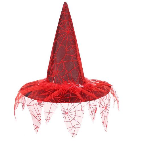 Chapeau D'halloween En Dentelle Pour Fête Cosplay Unisexe, Chapeau De Sorcière En Toile D'araignée, Décontracté, Cadeau De Noël, Casquette Pour Adulte