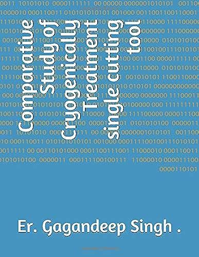 Comparative Study Of Cryogenically Treatment Single Cutting Tool