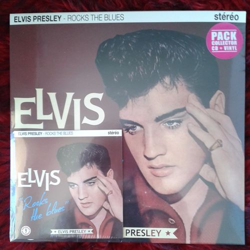 Elvis Rocks The Blues 25 Cm 33 Tours + 1 Cd