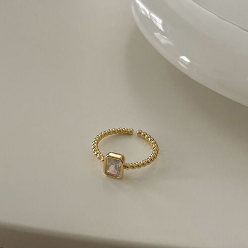 Xiyanike-Bague Carrée En Strass Pour Femme Et Fille, Manchette Ouverte, Bijoux Fantaisie, Cadeau De Ix, Nouvelle Collection Été 2022