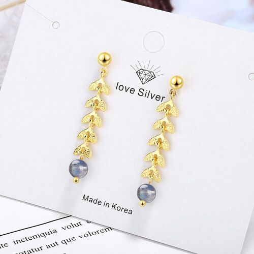 Xiyanike-Boucles D'oreilles À Fils D'oreille Longs Pour Femmes Et Filles, Bijoux À La Mode, Cadeau De Fête D'anniversaire Pour Dames, Cuir Chevelu Doux D'été, Nouveau