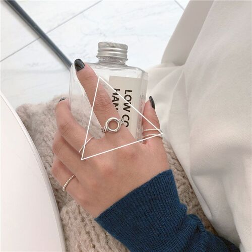 Xiyanike ¿ Bague Minimaliste En Forme De Cercle Torsadé Pour Femme, Bijou De Luxe, À La Mode, Cadeau De Fête, Nouvelle Collection