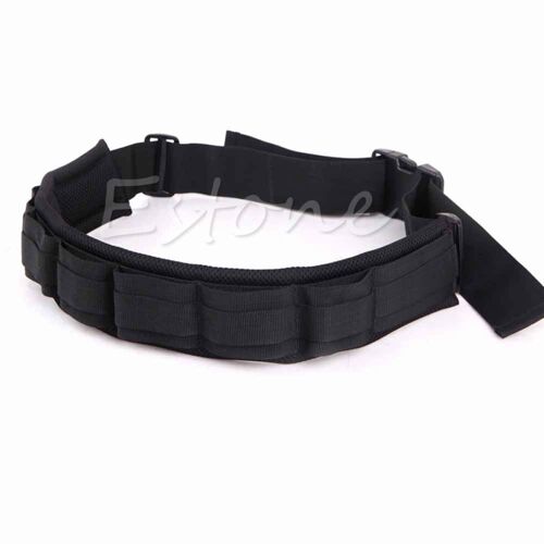 Ceinture de taille pour appareil photo rembourrée réglable, porte-sac pour objectif, étui de poche, sangle de paquet B85B