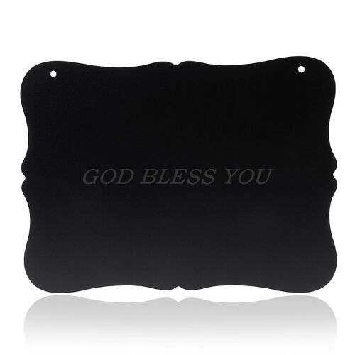 Tableau Noir Rectangulaire Suspendu En Bois, Effaçable, Double Face, Pour Messages, B85b