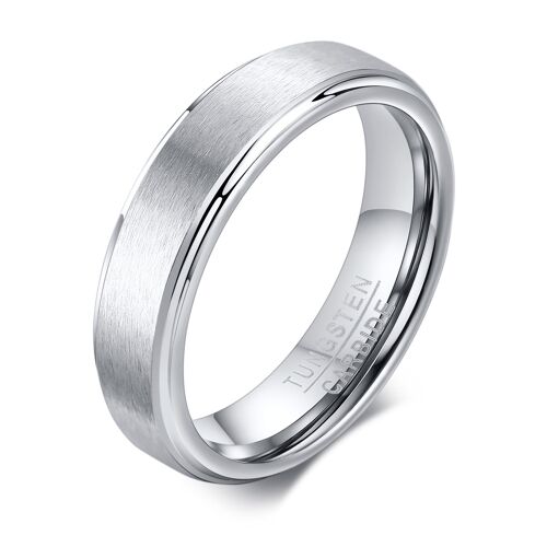 Vnox ¿ Bague De Base De 5mm Pour Hommes, Bracelet De Mariage En Tungstène Anti-Rayures, Accessoire De Bijoux De Marié Masculin Classique Et Simple