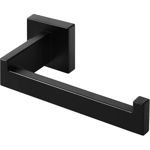 Support de rouleau de papier toilette noir mat mural 304 Support de papier toilette en acier inoxydable pour salle de bain