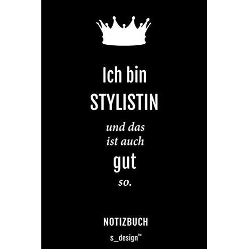 Notizbuch Fuer Stylisten / Stylist / Stylistin: Originelle Geschenk-Idee [120 Seiten Gepunktet Punkte-Raster Blanko Papier]