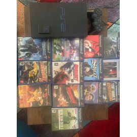 Lot ps2 - manette - 13 jeux - carte mémoire 