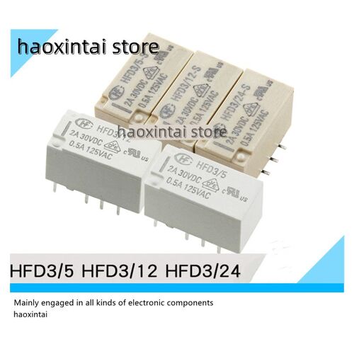Relais HFD3/5-S HFD3/12-S deux groupes de conversion monostable 2A8 pieds HFD3/24-S 1 pièce