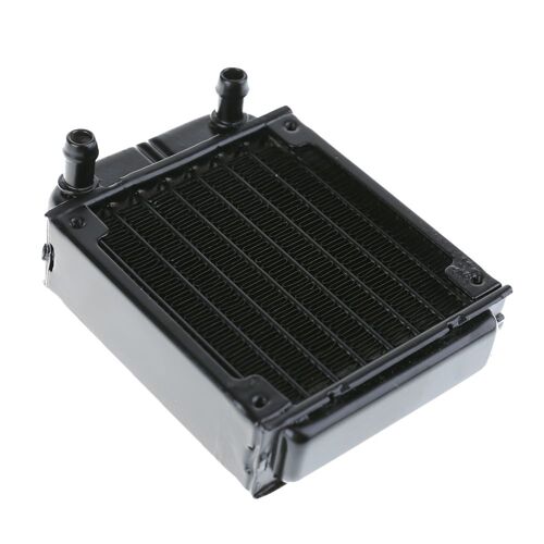 Radiateur de refroidissement à eau en aluminium, 80mm, pièce détachée pour PC, CPU, GPU, echangeur de chaleur