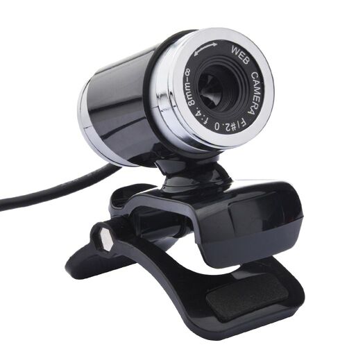 Webcam USB HD 12.0 MP, caméra à lentille en verre rotative à Clip sur 360 degrés, pour ordinateur portable, Youtube, Skype, MSN