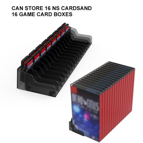 Support De Stockage Pour 16 Disques De Jeu, Pour Switch, Pour Cartes, Présentoir De Cartouche, Organisateur De Disques De Jeu