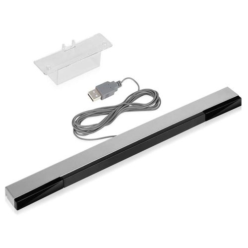 Barre De Réception De Capteur Filaire Pratique Pour Nintendo Wii / Wii U, Remplacement Usb, Rayon De Télévision Infrarouge, Barre De Capteur À Distance