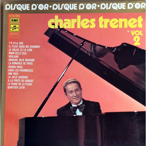 Charles Trenet - Disque Vinyle Lp 33 Tours - Columbia 2c064-16065 - "Disque D'or N°2"