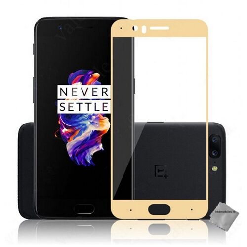 Film de protection vitre verre trempe incurve integral pour OnePlus 5 - OR