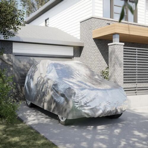 Vidaxl Housse De Voiture Suv Avec Sangles À Boucle Complète Argenté L