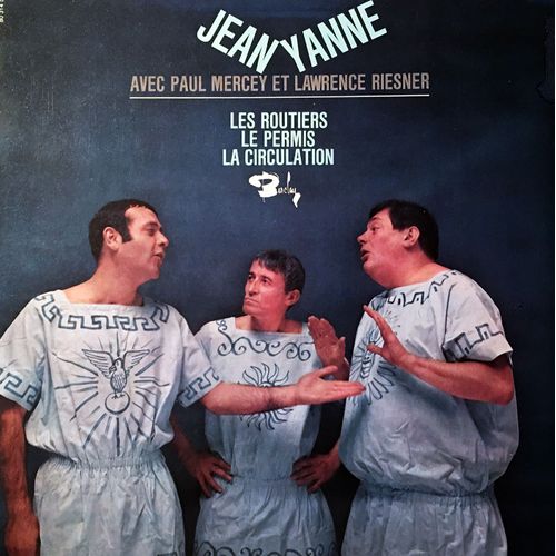 Jean Yanne, Paul Mercey, Lawrence Riesner - Disque Vinyle 33t 25 Cm - Barclay 820163 - Les Routiers Le Permis De Conduire, La Circulation -
