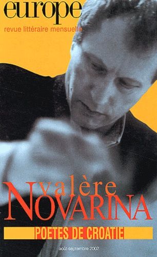 Europe N° 880-881 Août-Septembre 2002 : Valère Novarina