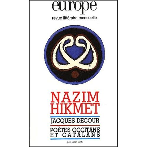 Europe N° 878-879 Juin-Juillet 2002 : Nâzim Hikmet