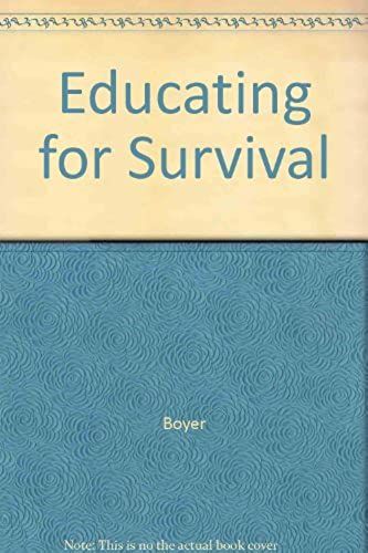 Educating For Survival