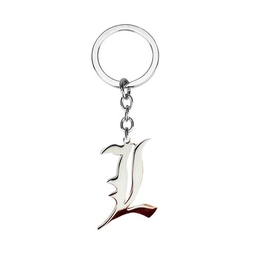 Collier En Acier Inoxydable Avec Pendentif Lettre Ancienne Anglaise, Pendentif, Perles, Chaîne, Accessoires De Bijoux Cosplay