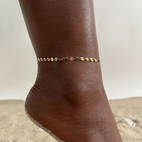 Vnox-Bracelets De Cheville À Breloques Pour Femmes, En Acier Inoxydable, En Forme De Lune, Coeur, Étoile, Style Bohème, Cadeaux