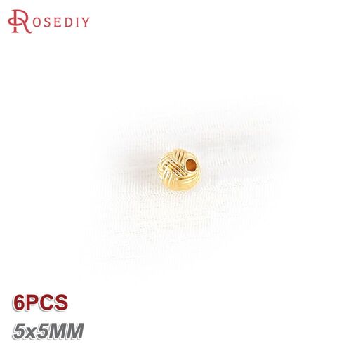 Perles En Forme D'oeil De Libellule En Laiton Or 18k, Avec Motif, Boule Ronde, Baril, Espacement, Bijoux, Accessoires De Bracelets De Bricolage