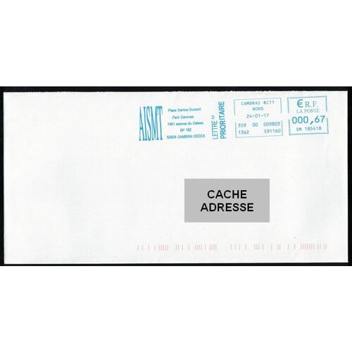 France Ema Empreinte Postmark Aismt Médecine Du Travail 59 Cambrai