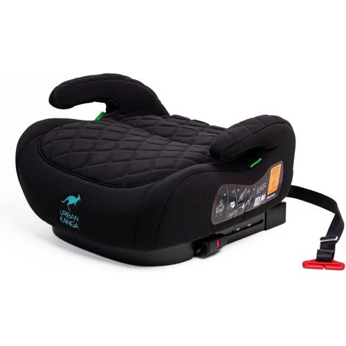Wombat Rehausseur Voiture Enfant Isofix 125-150 Cm Group 3 (Noir Matelassé)