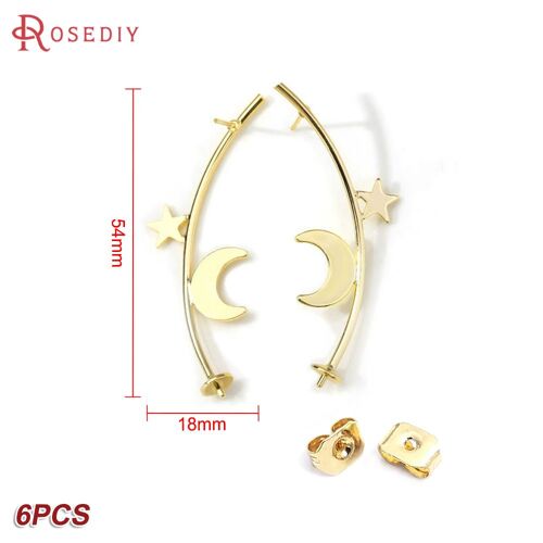 24k Cube En Laiton Couleur Or Tige Cuboïde Corde Noeud Boucles D'oreilles Haute Qualité Bijoux Fabrication Fournitures Bricolage Résultats Accessoires