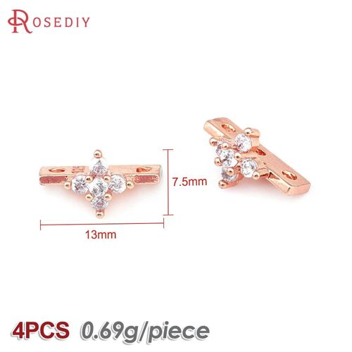 Bracelets En Or 18 Carats Pour La Présidence, Perles D'espacement, Bracelets Allergiques En Croix, Accessoires De Bricolage, Fournitures De Bijoux, Document En Laiton Et Zcompresses