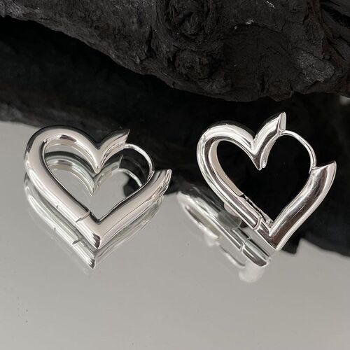 Xiyanike ¿ Boucles D'oreilles En Forme De Coeur Pour Femme Et Fille, Bijoux À La Mode, Cadeau De Fête Pour Ami Ou Ami