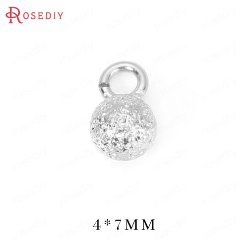 Perles Brillantes En Laiton Doré 24 Carats, 4/5/6/8/10mm, 256 Boules, Breloques D'extrémité, Perles De Haute Qualité, Accessoires De Bijoux À Bricoler Soi-Même
