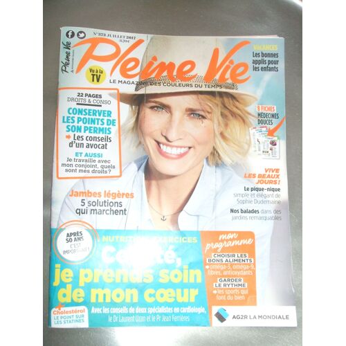Pleine Vie 373 : Après 50 Ans Nutrition Et Exercices - 8 Fiches Médecines Douces- Jambes Légères -