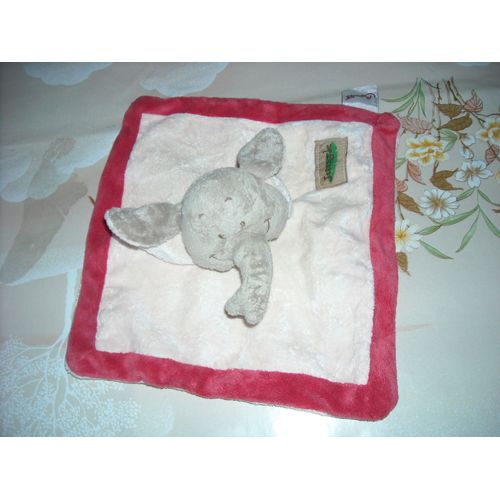 Doudou Plat Éléphant Bengy