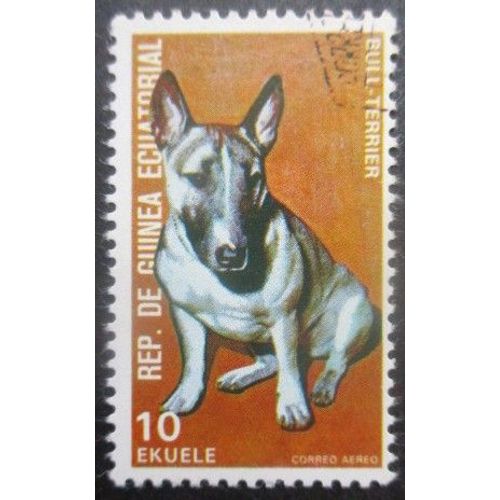 Guinee Equatoriale Poste Aérienne N°85a Chien Oblitéré