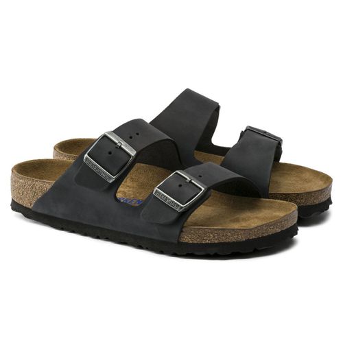 Sandali Uomo Birkenstock Arizona Sfb Leather 752483 Black