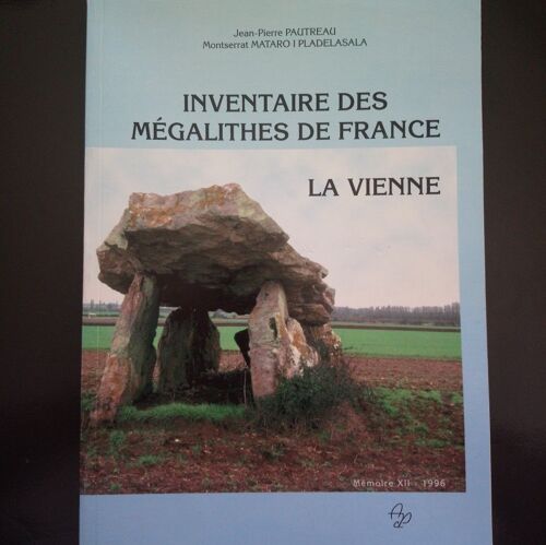 Inventaire Des Megalithes De France-La Vienne