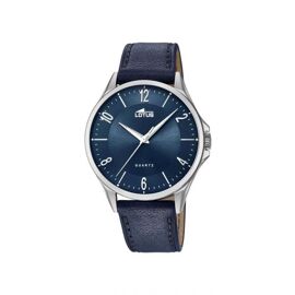 Montre Lotus Homme Acier Cuir Bleu 18518/3